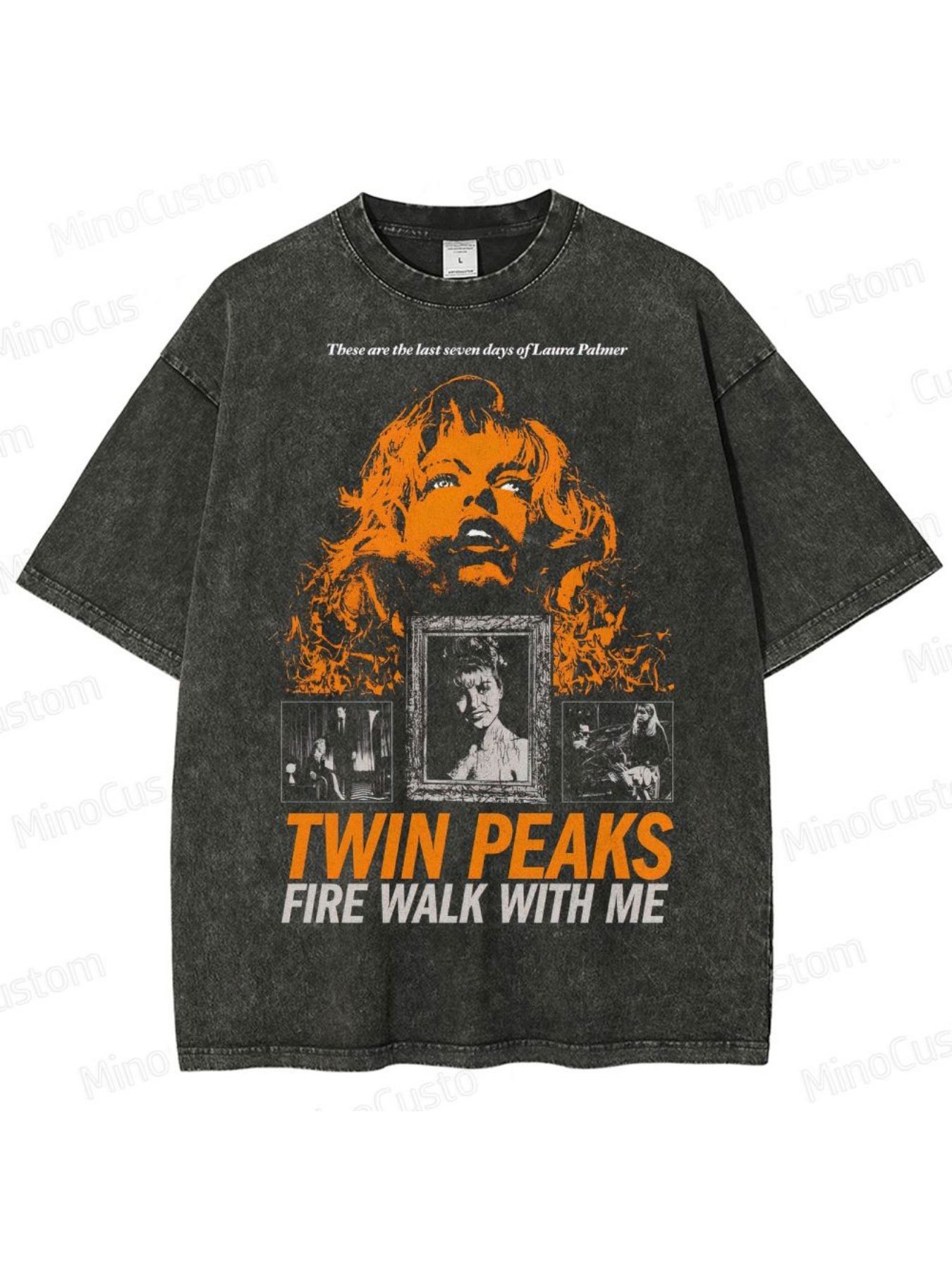 Streetwear Brand Quotes - Мужская футболка из выстиранного хлопка в