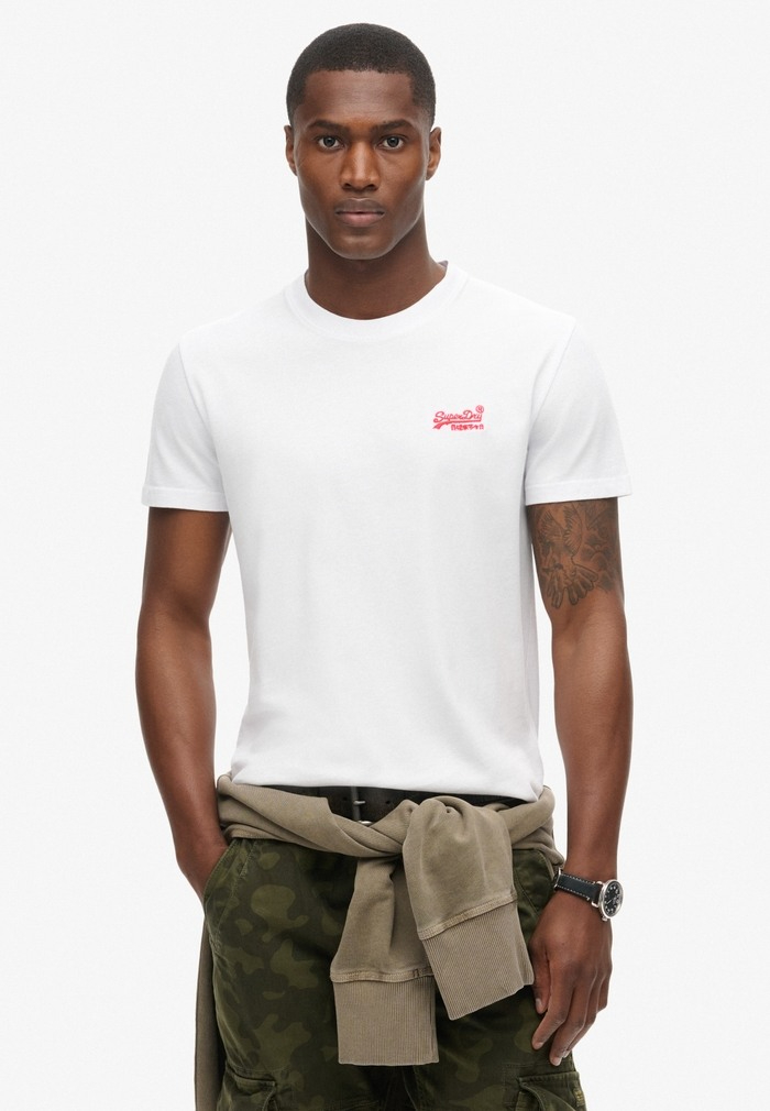 Streetwear Brand Essentials - Футболка Superdry с логотипом, повседневная, модная,