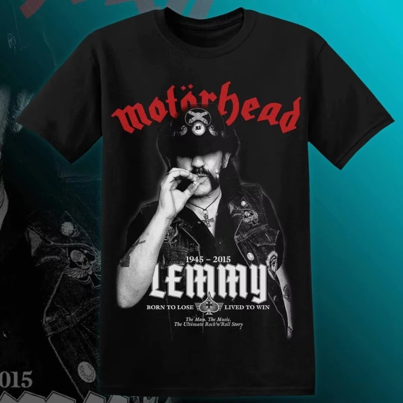 Streetwear Clothing Brand - Футболка MOTÖRHEAD LEMMY для мужчин и
