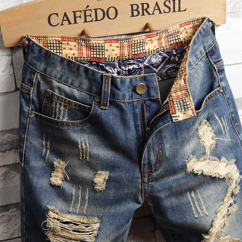 Рваные джинсовые шорты в стиле – обзор и цена Streetwear Brand Pants