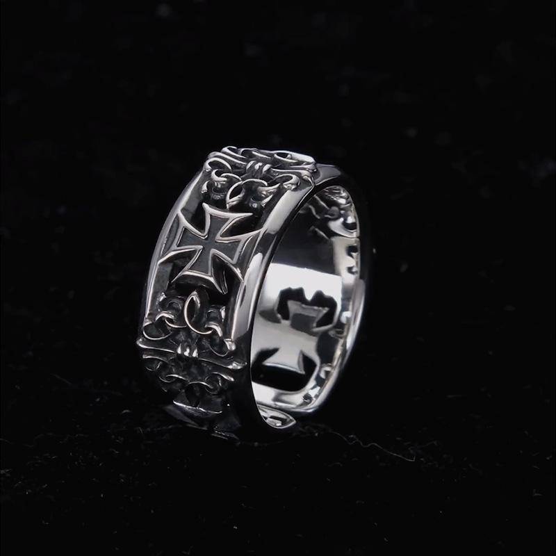 Новое ретро-крест в стиле хип- – обзор и цена Chrome Hearts Ring