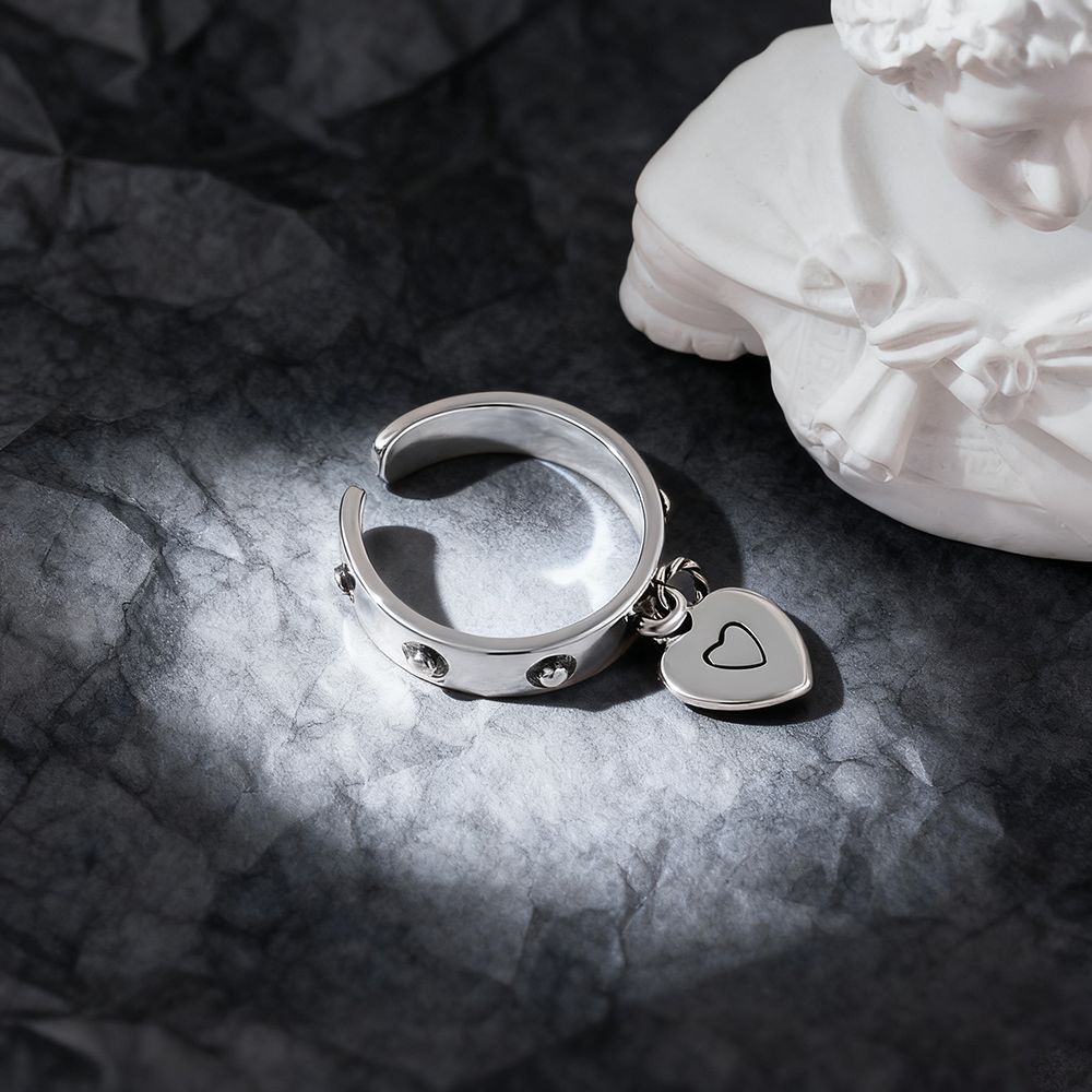 Серебряное сердце 925 пробы ​  – обзор и цена Chrome Hearts Ring