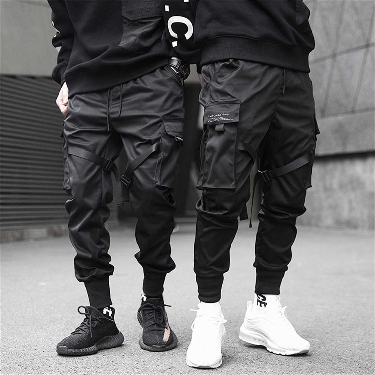 Черные брюки-карго в стиле хип – обзор и цена Brand Of Streetwear