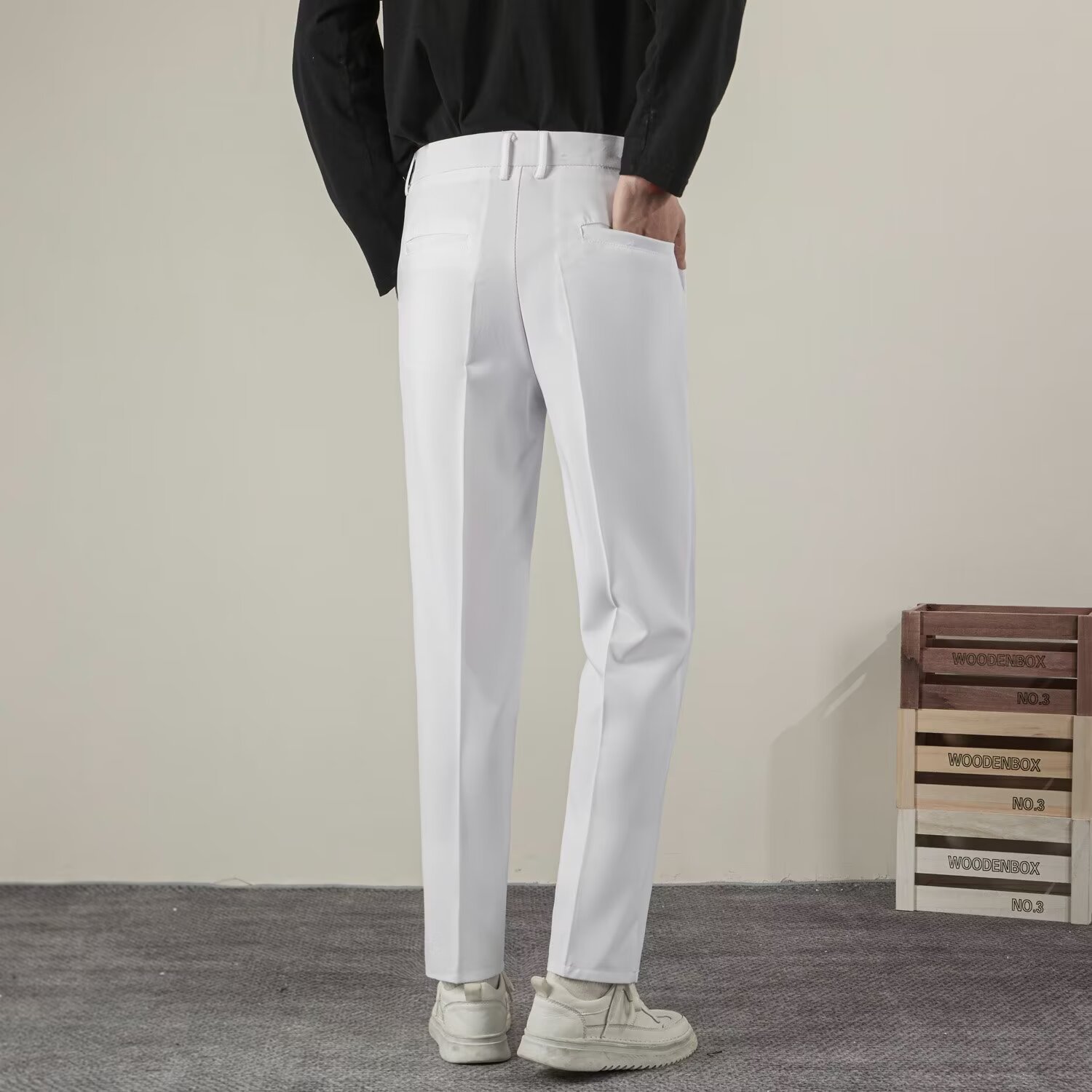Летние мужские однотонные прям – обзор и цена Streetwear Brand Pants